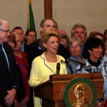 Parents, kids, and education advocates joined lawmakers and Gov. Gregoire for the signing of ESHB 2261 into law.