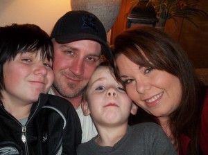 Sarah Ramsdell and her family