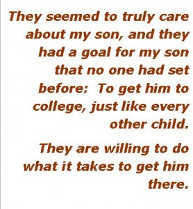 aspire parent - college