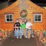 Crystal Garvin with her husband and three children