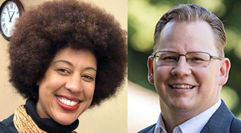 Washington state OSPI candidates Erin Jones and Chris Reykdal 